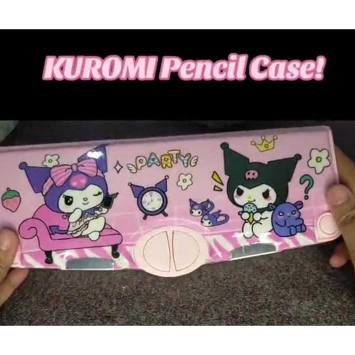 

BEST Kotak Pensil Kartun Lapisan Ganda Tunggal dengan Rautan Tempat Pensil - KOTAK UNGU