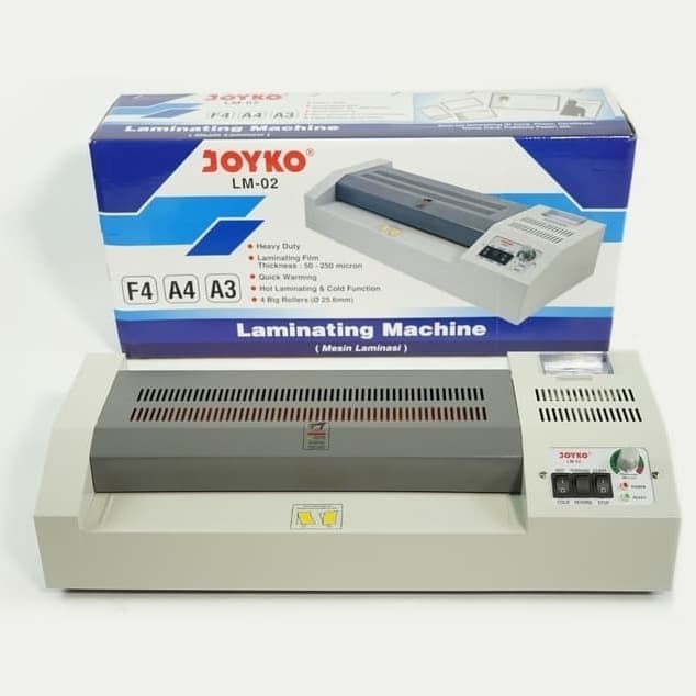 

MESIN LAMINATING JOYKO LM02 HAVY DUTY SIZE A4 F4 & A3 LAMINATOR LM-02