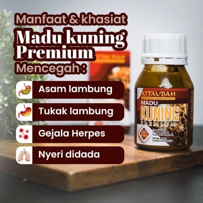 

COD Madu Kuning Premium Attaubah Mpk Madu Premium At-Taubah