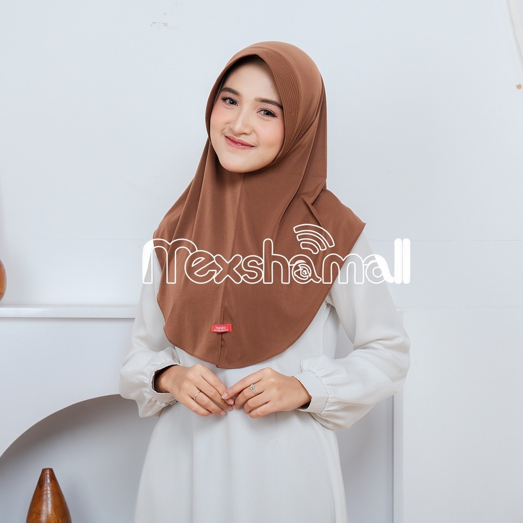 Bergo Instan  Shamira Ameena | Kerudung Menutup Dada | Hijab Instan Jersey Premium By Shamira