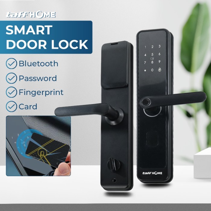 

Kunci Pintu Smart Door Lock Finger Print Aplikasi TT Lock Password Key Card S203