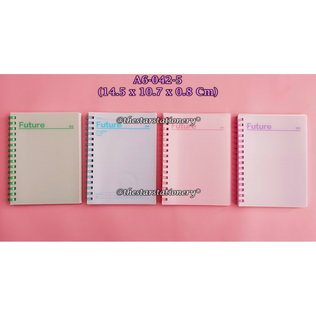 

(1 Biji) Spiral Note Book A6-042-5 / Notebook Mini A6 74 Lembar 14.5*10.7 Cm / Notebook Ring