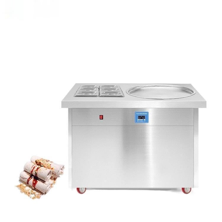 Ice Machine Fried Ice Cream Machine Roll Yogurt Ice Cream Machine