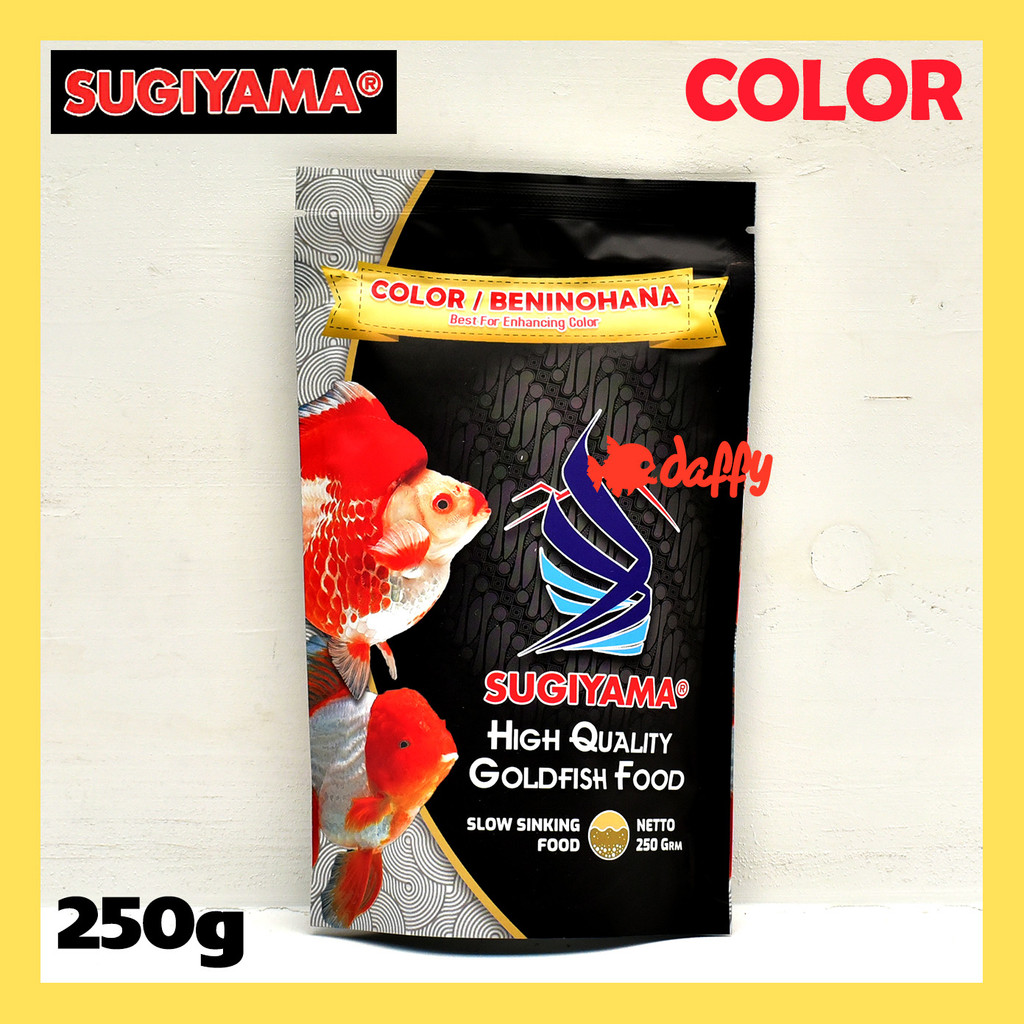 Pelet SUGIYAMA Color 250gr Sinking pakan koki