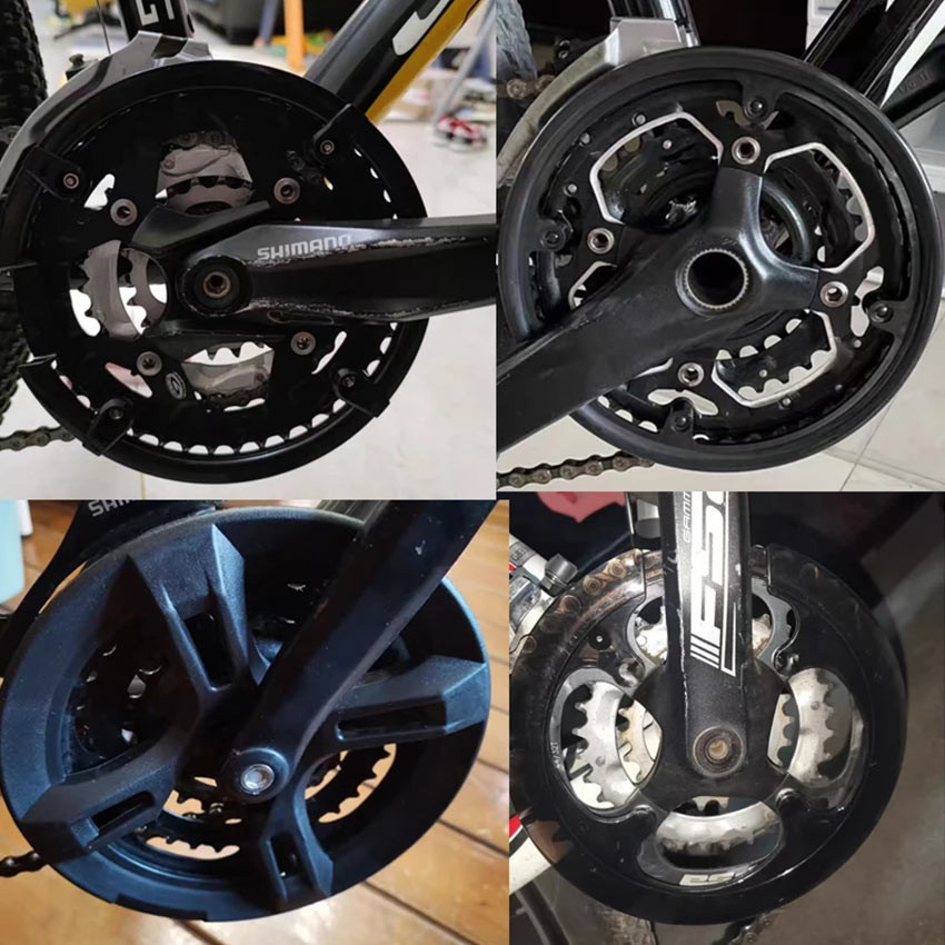Chainwheel Cover Tutup Pelindung Crankset Sepeda Gear Crank Set Chainring Sepeda