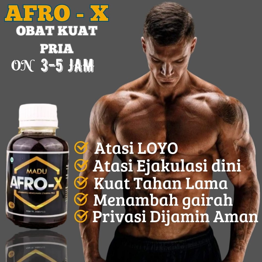 

MADU ASLI AFRO X PENAMBAH STAMINA DURASI MAKIN LAMA DAN IMUNITAS TUBUH 100% ORIGINAL BPOM