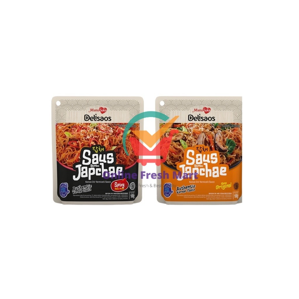 

Mamasuka Delisaos Saus Japchae Korea Instan Original Spicy Halal - Online Fresh Mart Denpasar