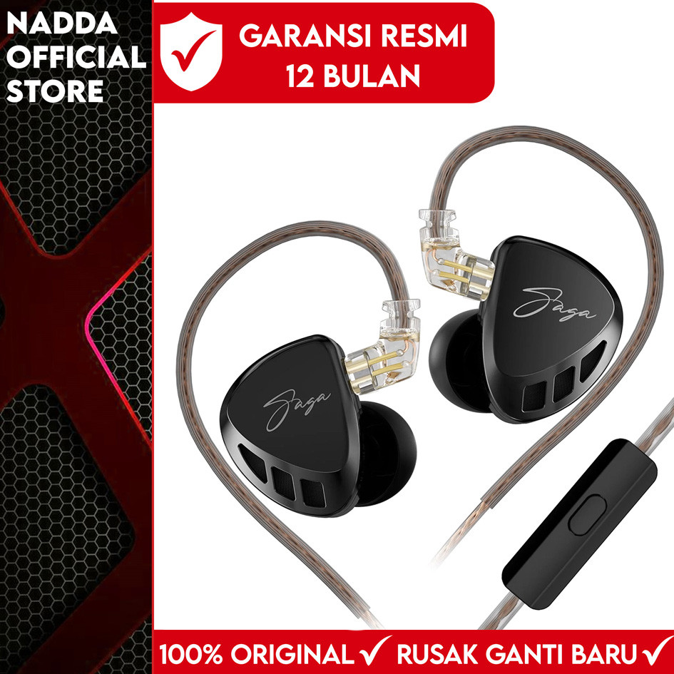 KZ Saga High Performance Magnetic Dynamic Driver In Ear Monitor Earphone