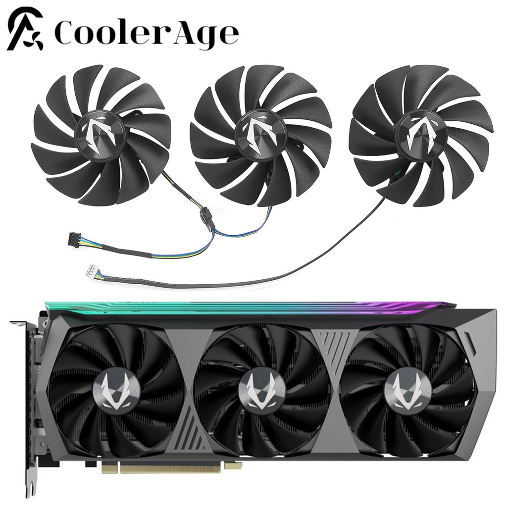 For Zotac RTX 3070 3080 Ti 3090 AMP Holo GPU Cooler Replacement 88mm GA92S2U RTX3070 RTX3080 Graphic