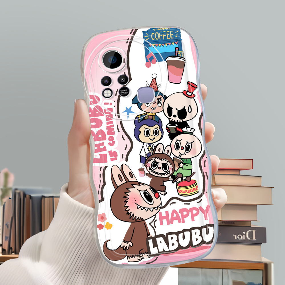 Infinix Hot 11S Case Softcase Casing Hp Kesing Soft Kondom Hp Kartun Lucu Cassing Cute Labubu 4714