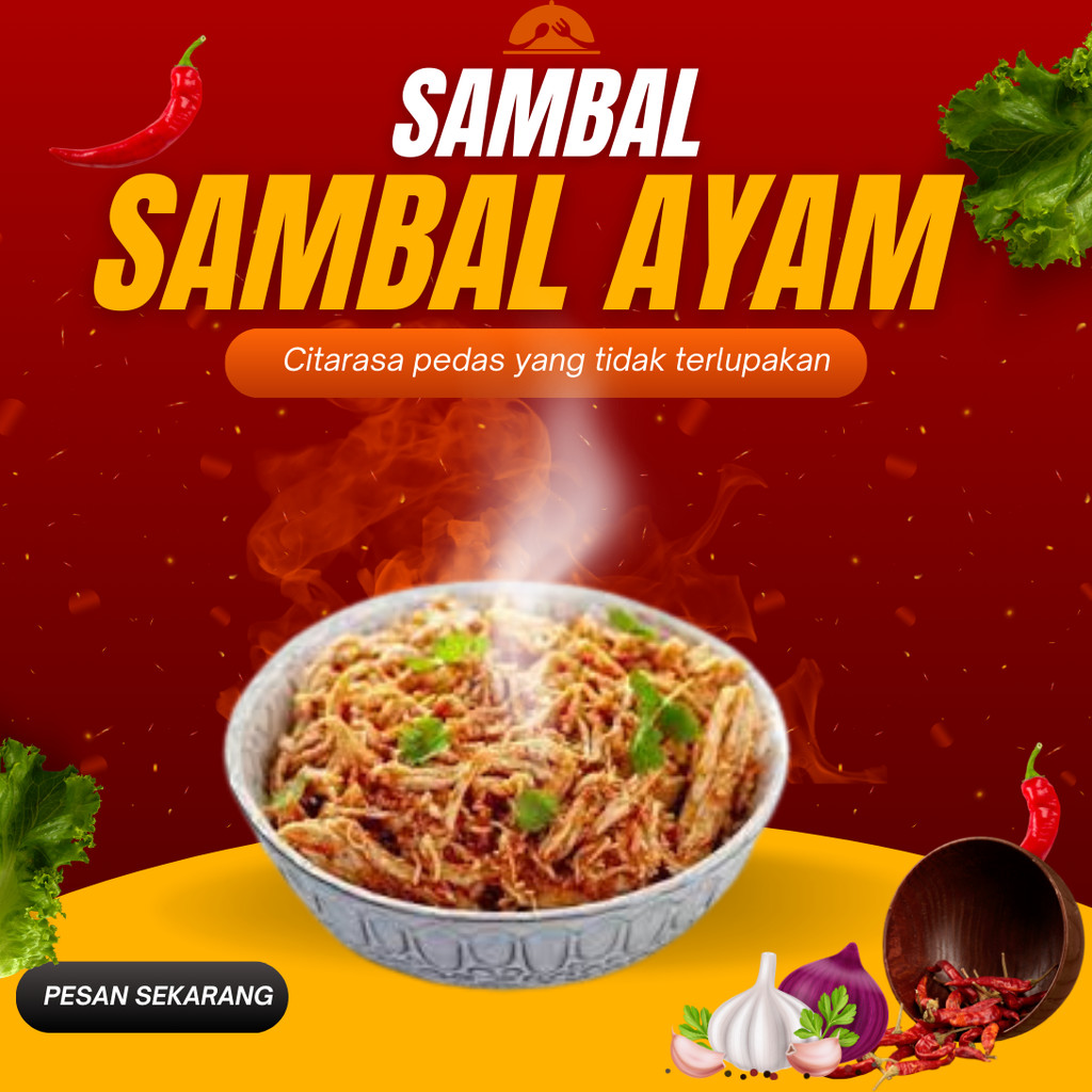 

sambel OSENG - Ayam Suwir Pedas Nikmat 120 GRAM