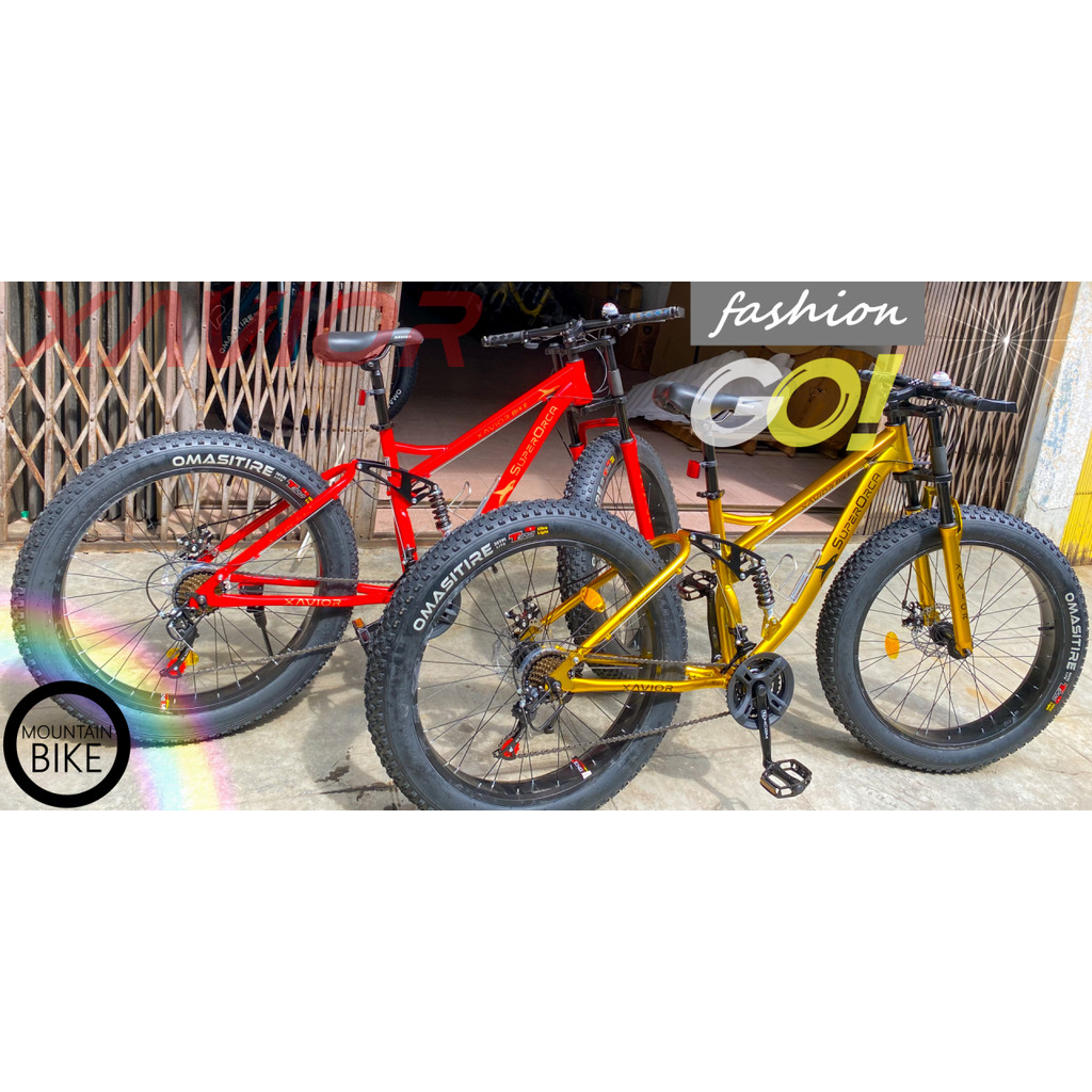 Sepeda MTB Fat Bike 26 inch Xavior XVCM SUPERORCA 21 speeds Double Suspension System