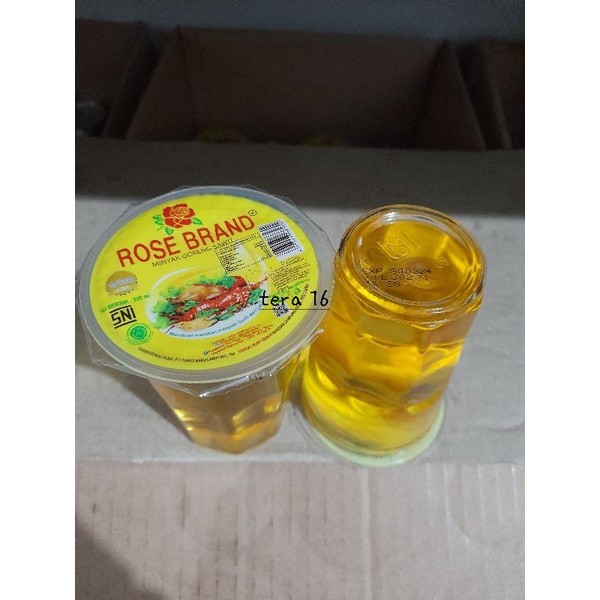 

minyak goreng cup rose brand 220 ml