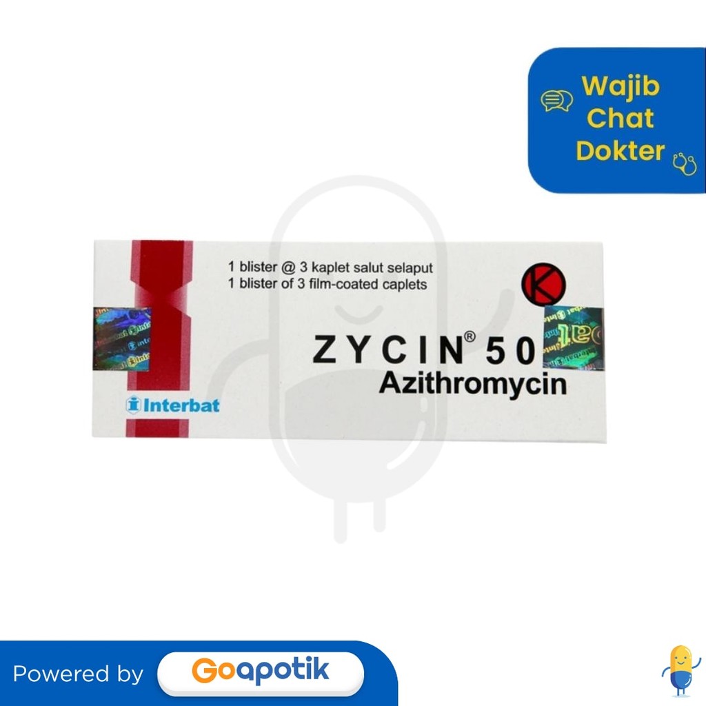 Zycin 500 Mg Box 3 Kaplet
