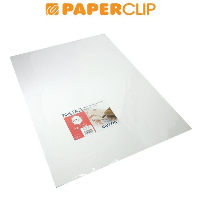 

TERLARIS! PAPER CANSON C05 A2 110G 5 LEMBAR FINE FACE