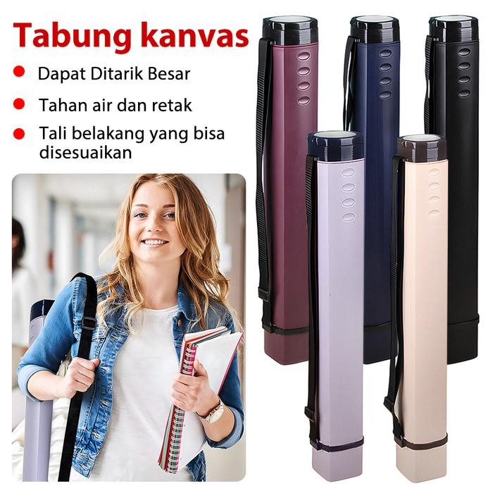 

TERLARIS! Tabung Gambar Kotak / Tabung Kertas Gambar / Drawing / Drafting Tube 62.5CM-104CM*7.5CM - Lilac