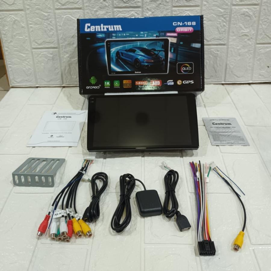 

Head Unit Android 9,5 Inch Centrum ORBIT CN-168 Ram 2/32Gb Layar Qled Headunit HU Ram 2 / 32 Gb