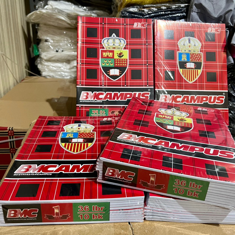 

JAMIN MURAH !!!CTShopID Buku Tulis Anak Sekolah BMC Boxy BESAR CAMPUS isi 36 Lembar(BISA LANGSUNG ORDER)