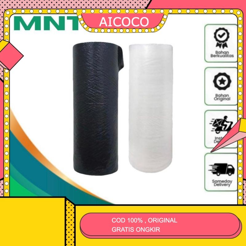 

MnTP Bubble Wrap Hitam Dan Bening 125cm X 50m