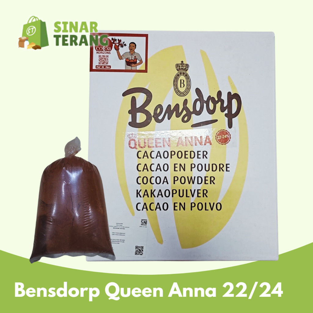 

New Coklat bubuk BENSDORP 1 KG / PURE COCOA POWDER BENSDROP 1KG GROSIR Terlaris
