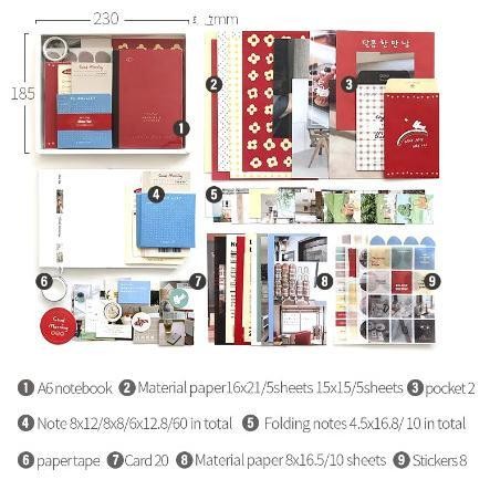 

JOURNAL GIFT SET SCRAPBOOK Lengkap Isi 122 Pcs DAILY EDITION Include Buku + Sticker + Memo + Washi Tape Perlengkapan Journal
