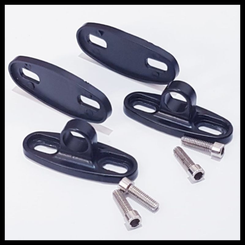 BREKET DUDUKAN KACA SPION CIRCUIT/TOMOK V2/V5 JUMBO/RIZOMA/DUDUKAN SPION FEIRING BODI MOTOR NINJA R 