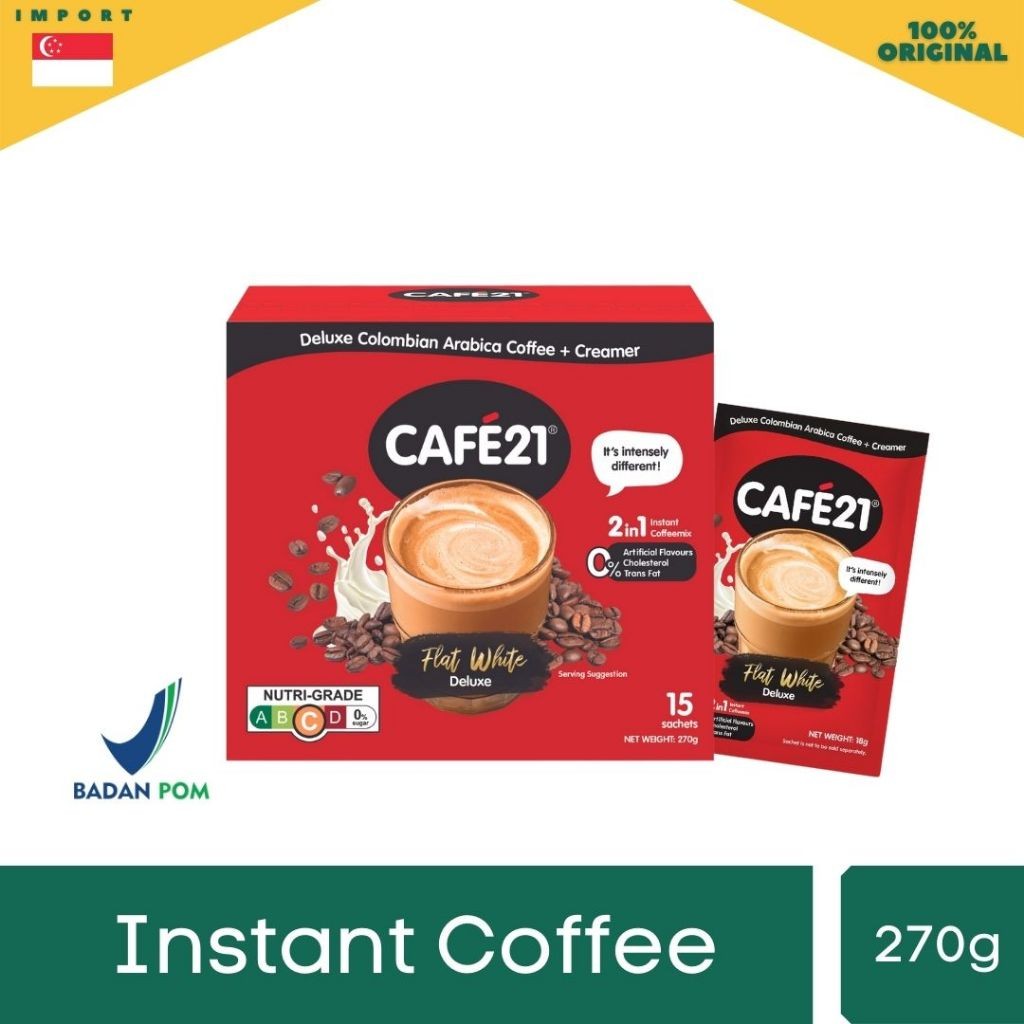 

JAMIN MURAH !!!Cafe 21 2 in 1 coffee mix - Kopi bubuk Arabika Kolombia(BISA LANGSUNG ORDER)
