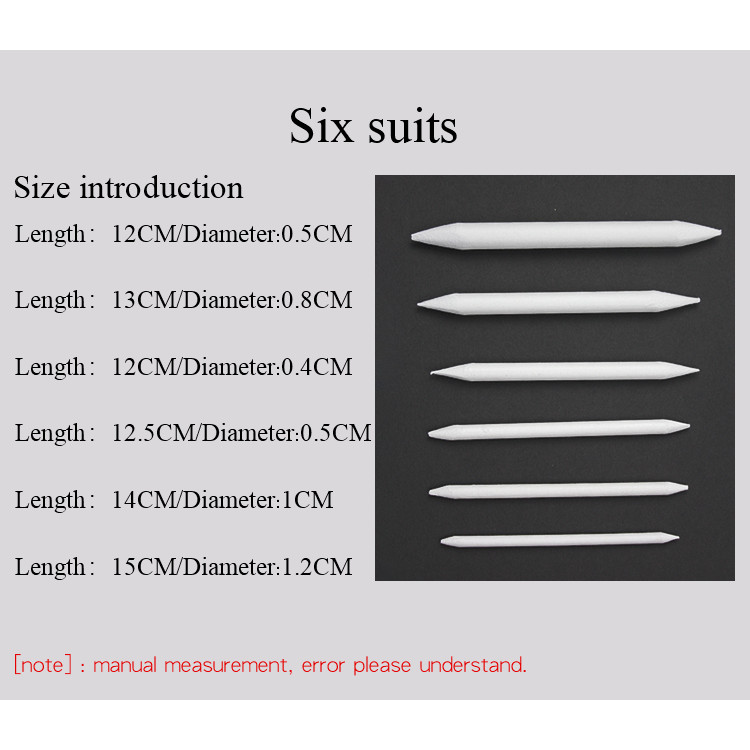 

Blending Stumps and Tortillions Paper Art Blenders Sandpaper Pencil for Artist Charcoal Sketch Double Head Art Drawing Tools