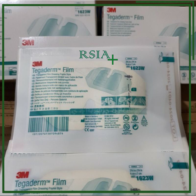 Tegaderm 1623 Plester Transparan Anti Air Plester Tahan Air Plester Medis Plester Luka Transparan RS