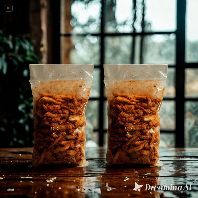 

Basreng 1kg Extra Pedas Daun Jeruk Baso Goreng Renyah Gurih Bumbu Melimpah