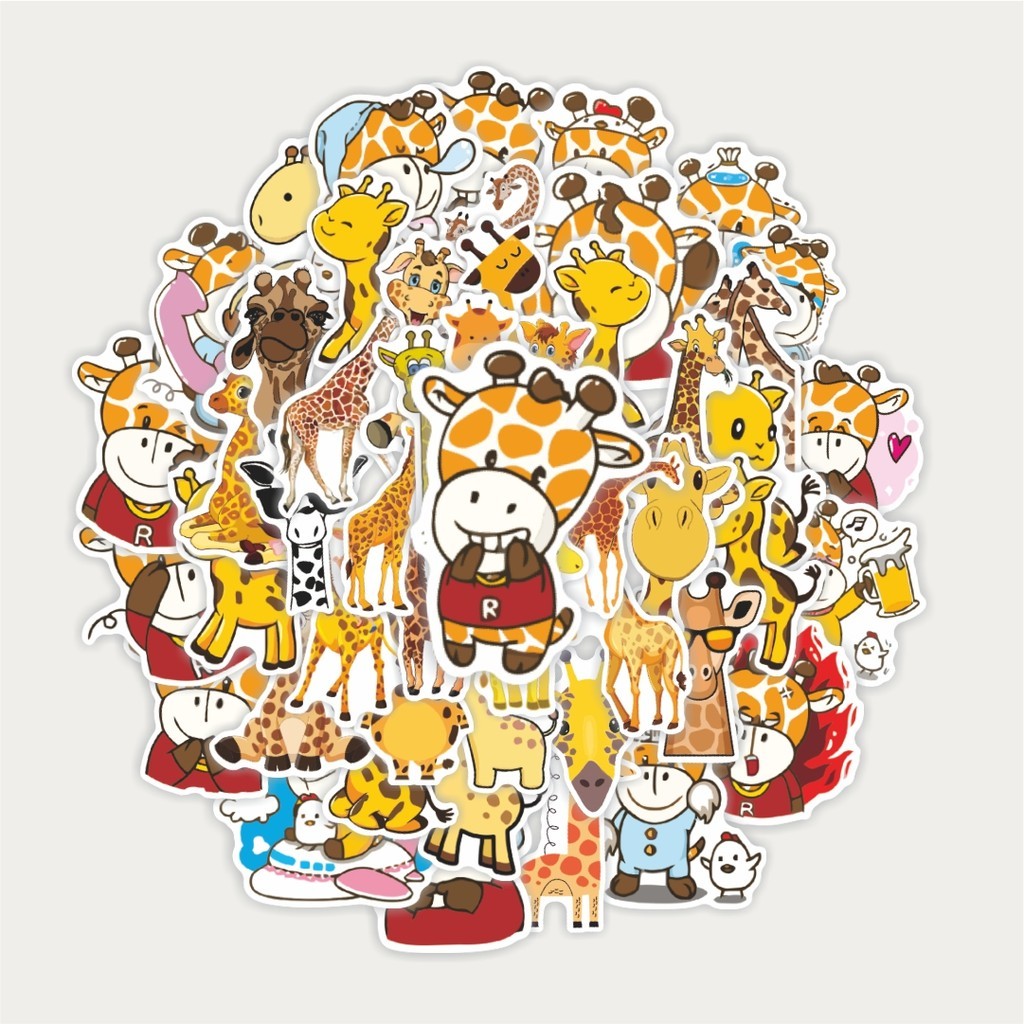 

Sticker Pack Sticker Hewan Jerapah | Sticker TUMBLR | Stiker LAPTOP KOPER HELM