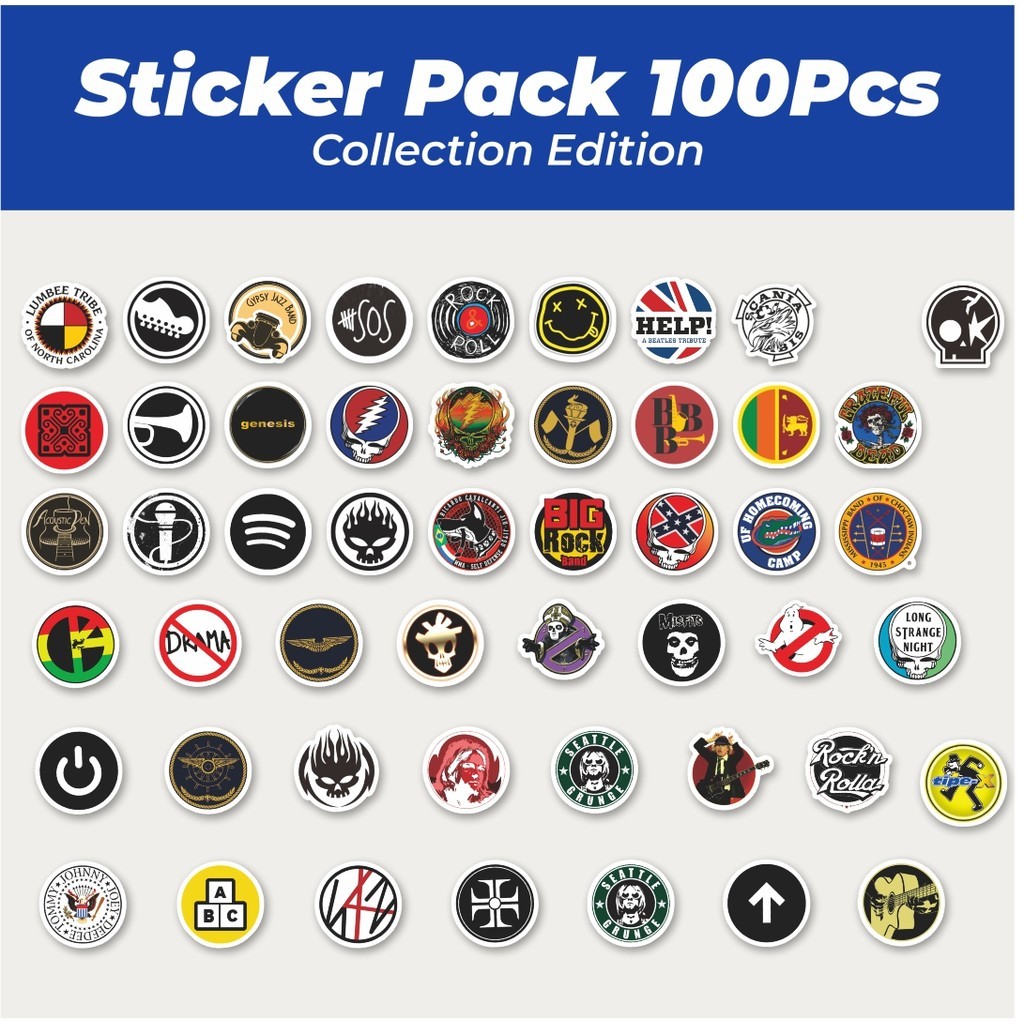 

Hot Stiker Logo Melingkar Stiker Lucu Anti Air Stikers Berperekat Waterproof Sticker Decal Buat Motor Helm Buku Journal Koper Casing HP Laptop Botol Minum