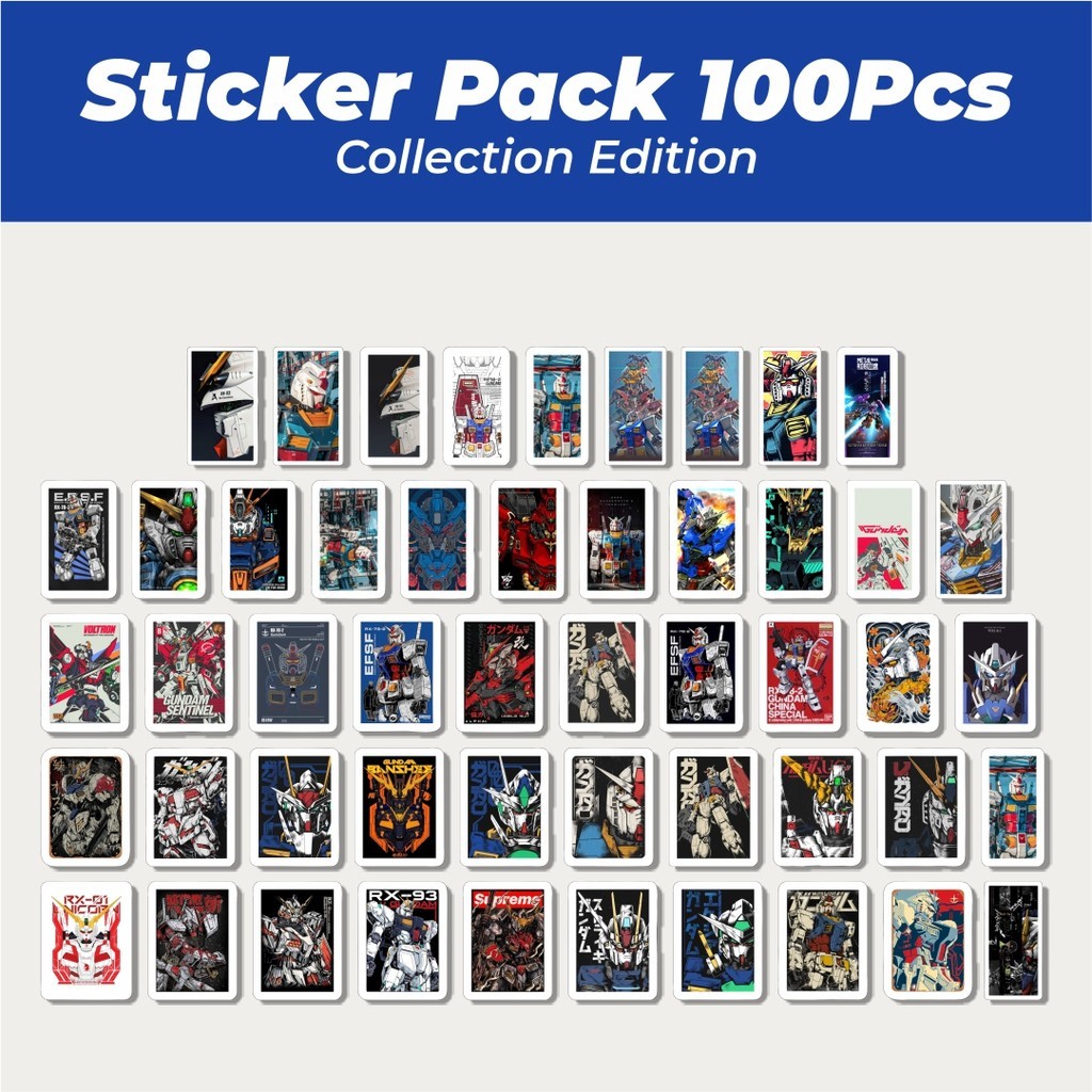 

Hot Stiker Gundam Lucu Anti Air Stikers Berperekat Waterproof Sticker Decal Buat Motor Helm Buku Journal Koper Casing HP Laptop Botol Minum