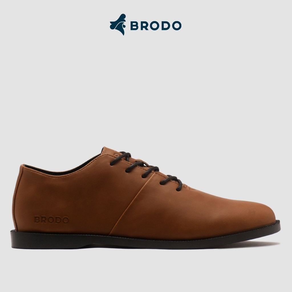 BRODO - Sepatu Signore Low Vintage Brown BS EL