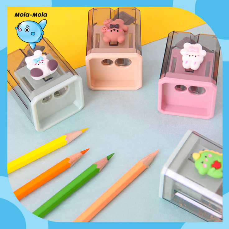 

MO Rautan Pensil 2 lubang Karakter Serutan Pensil / Perlengkapan Sekolah Alat Tulis Kantor Raut Karakter Lucu Raut Fancy Double Hole Y1982
