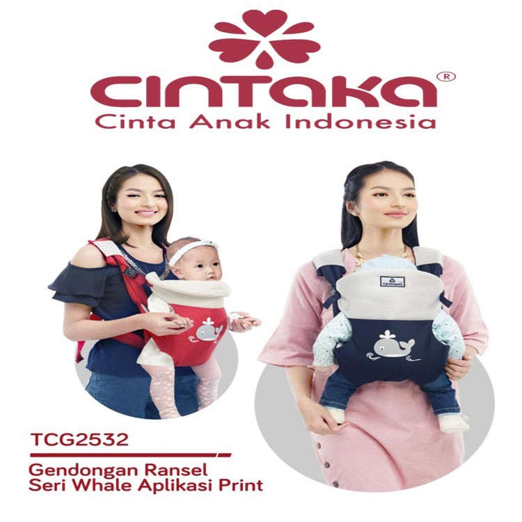 Gendongan Ransel Bayi Cintaka WHALE Series