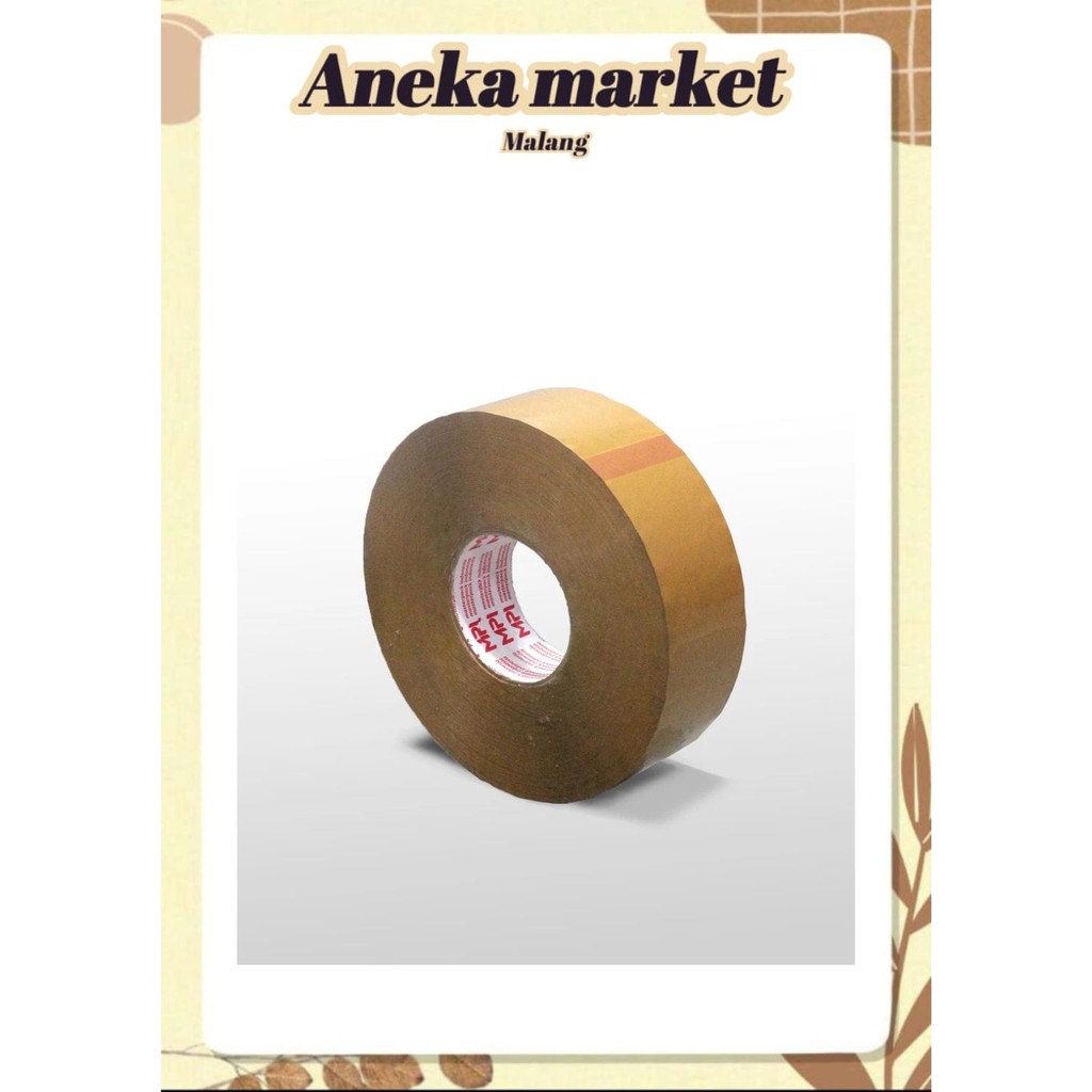 

SAM Lakban Bening - Lakban Cokelat 45 mm x 500 Yard Master Pack Indonesia