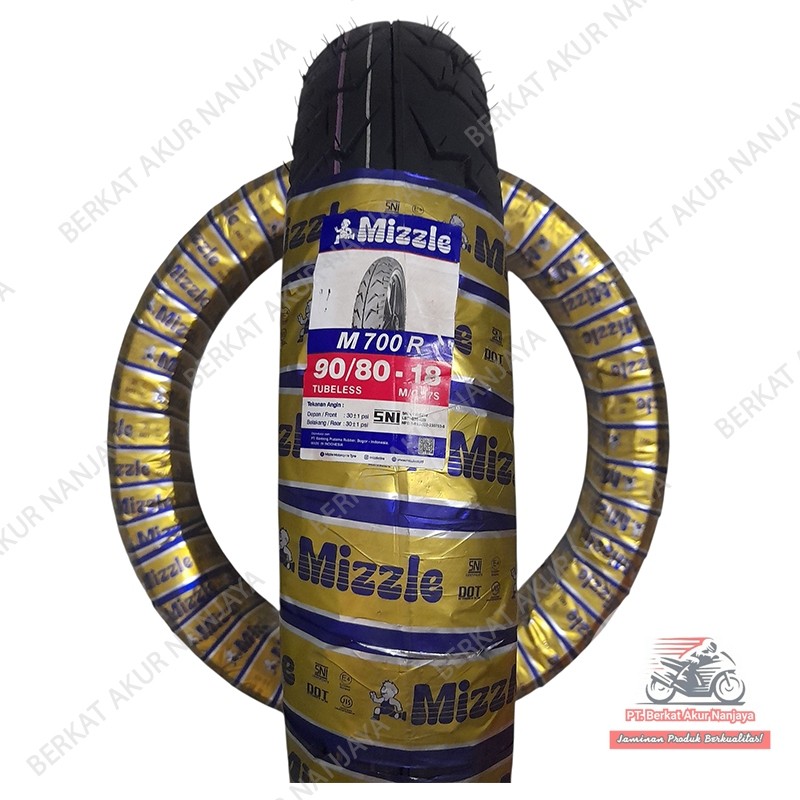 Ban Mizzle M 700 90 80 Ring 18 Ban Motor Tubeless Bonus Pentil