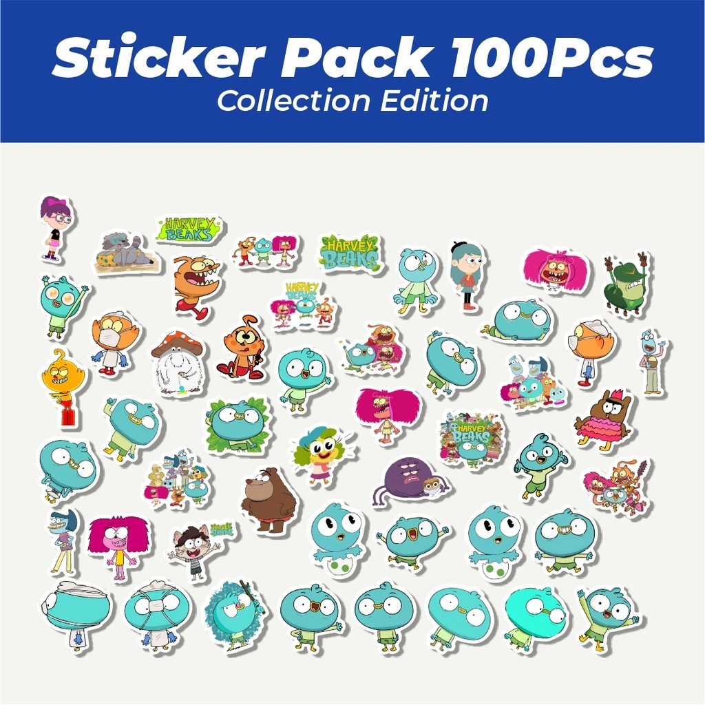 

Hot Stiker Kartun Harvey Beaks Lucu Anti Air Stikers Berperekat Waterproof Sticker Decal Buat Motor Helm Buku Journal Koper Casing HP Laptop Botol Minum
