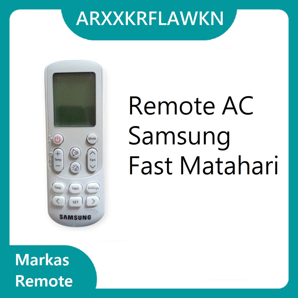 Remot Remote AC Samsung Fast Cooling AR05KRFLAWKN AR07KRFLAWKN AR09KRFLAWKN