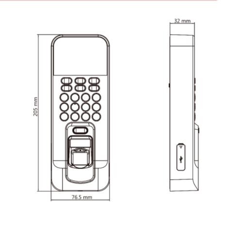 

HikVision DS-K1T804AMF Access Control Terminal - DS-K1T804AMF Sale
