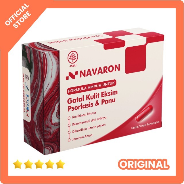 

Navaron Formula Suplemen Herbal Kapsul | Dukung Kesehatan Kulit Gatal & Sensitif