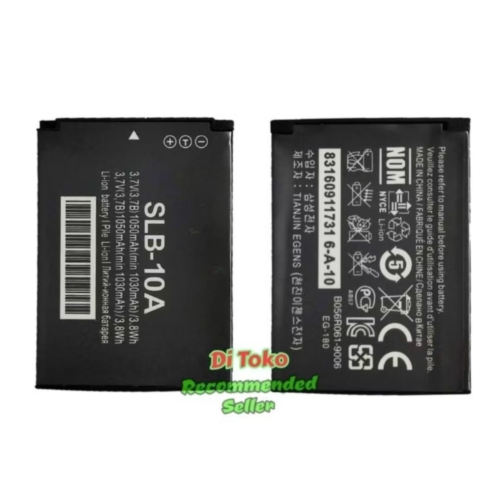 RS - Battery For Kamera Samsung Batre EX2F L100 L110 L120 Batrei P800 P1000 PL50 Batere PL51 PL55 PL