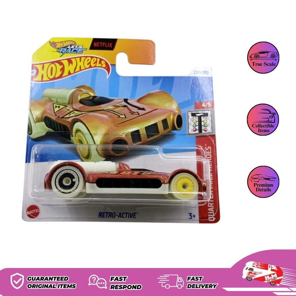 Hot Wheels Retro-Active Short Card - Q 2024