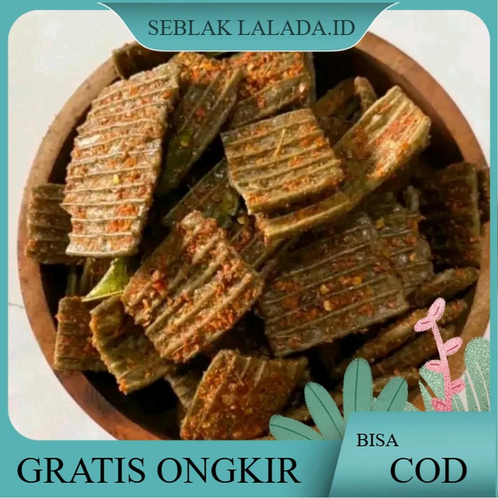 

[Beli Lokal] Seblak Kerupuk jengkol pedas isi 1kg Food snack Cemilan Instan Snacks Kering Goreng Bebas Susu