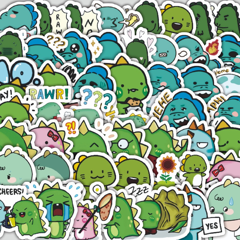 

Stiker Cutting Pack Stiker Baby Funny Dinosaur 2 [Bayi Dinosaurus Lucu] Isi 100Pcs Series Aesthetic Lucu Keren Untuk Koper Bahan Vynil