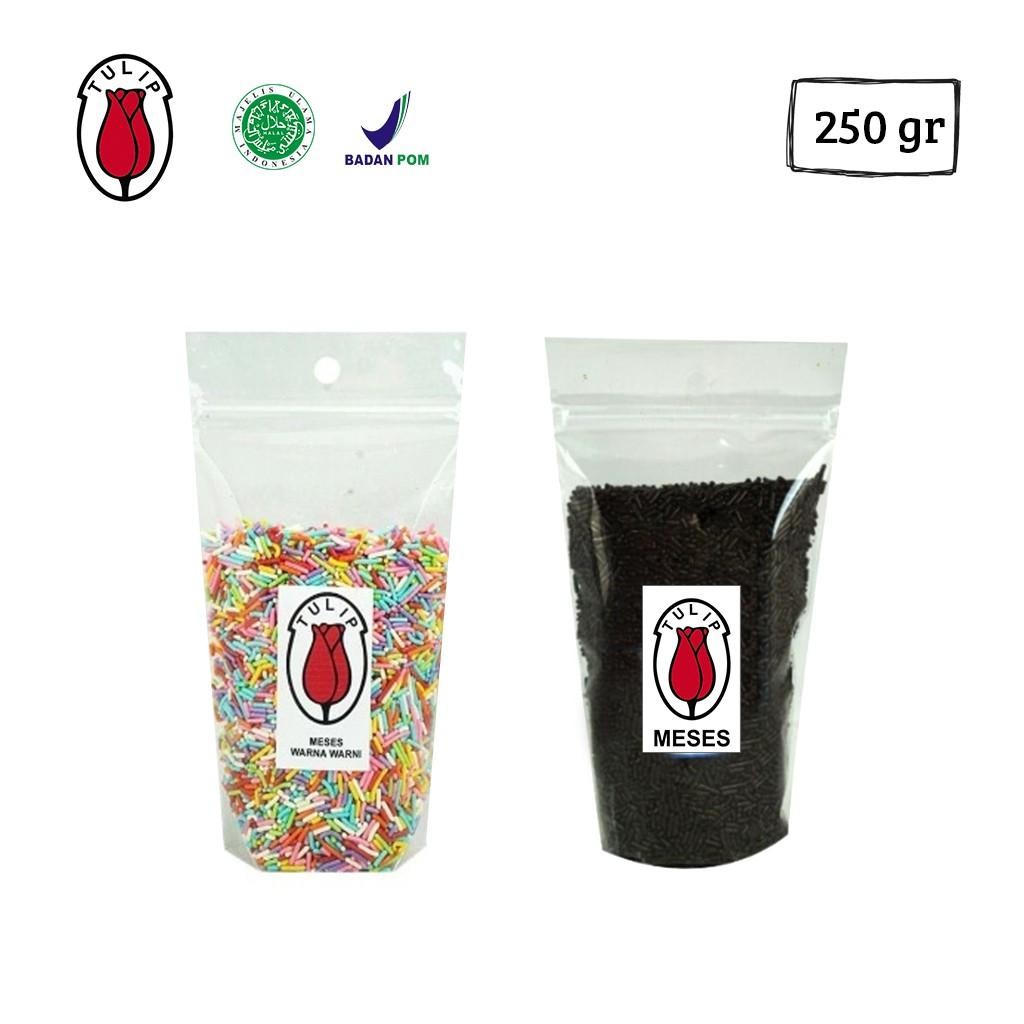 

Terbagus Meses Tulip Asli Cokelat/ Warna Warni [250 gr]