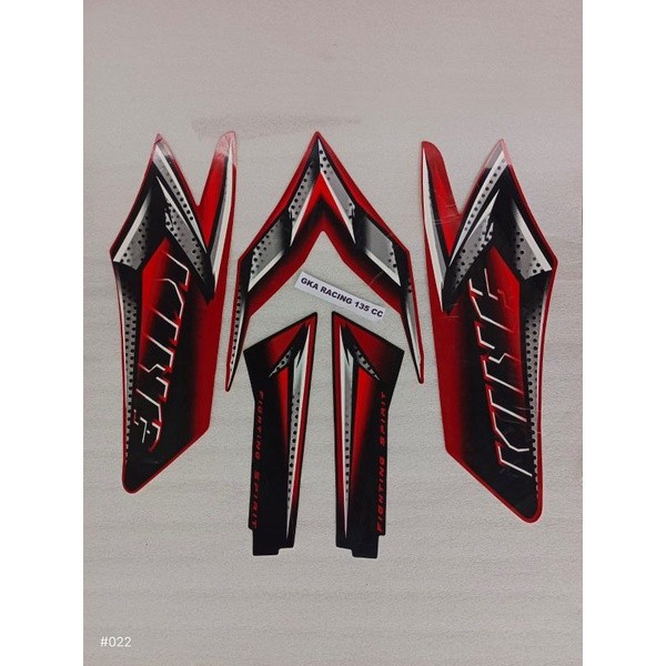 Striping list rx king 2008 merah