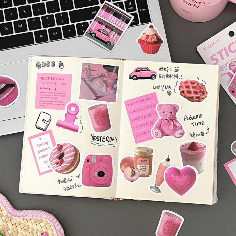 

Sticker Aesthetic 40 Pcs Keren Untuk Dekorasi Scrapbook Journal Alat Tulis Sekolah Kantor