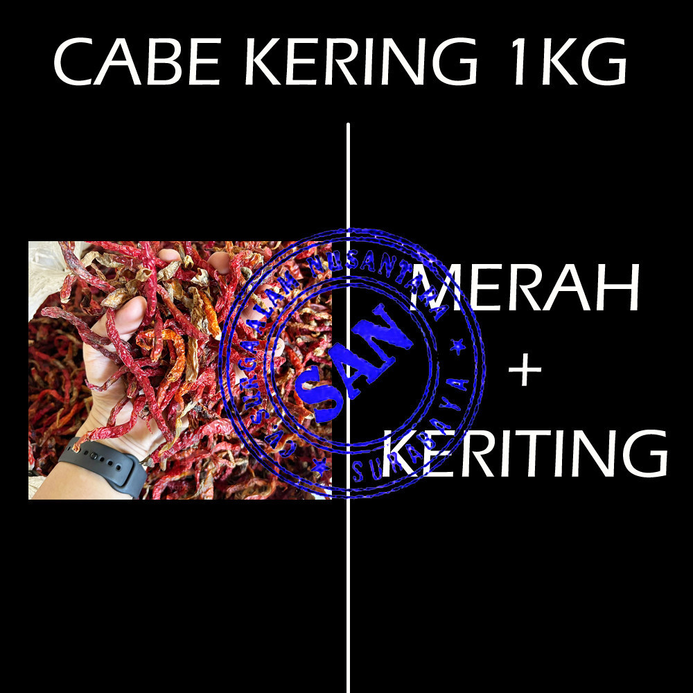 

Cabe Keriting Lokal 1kg